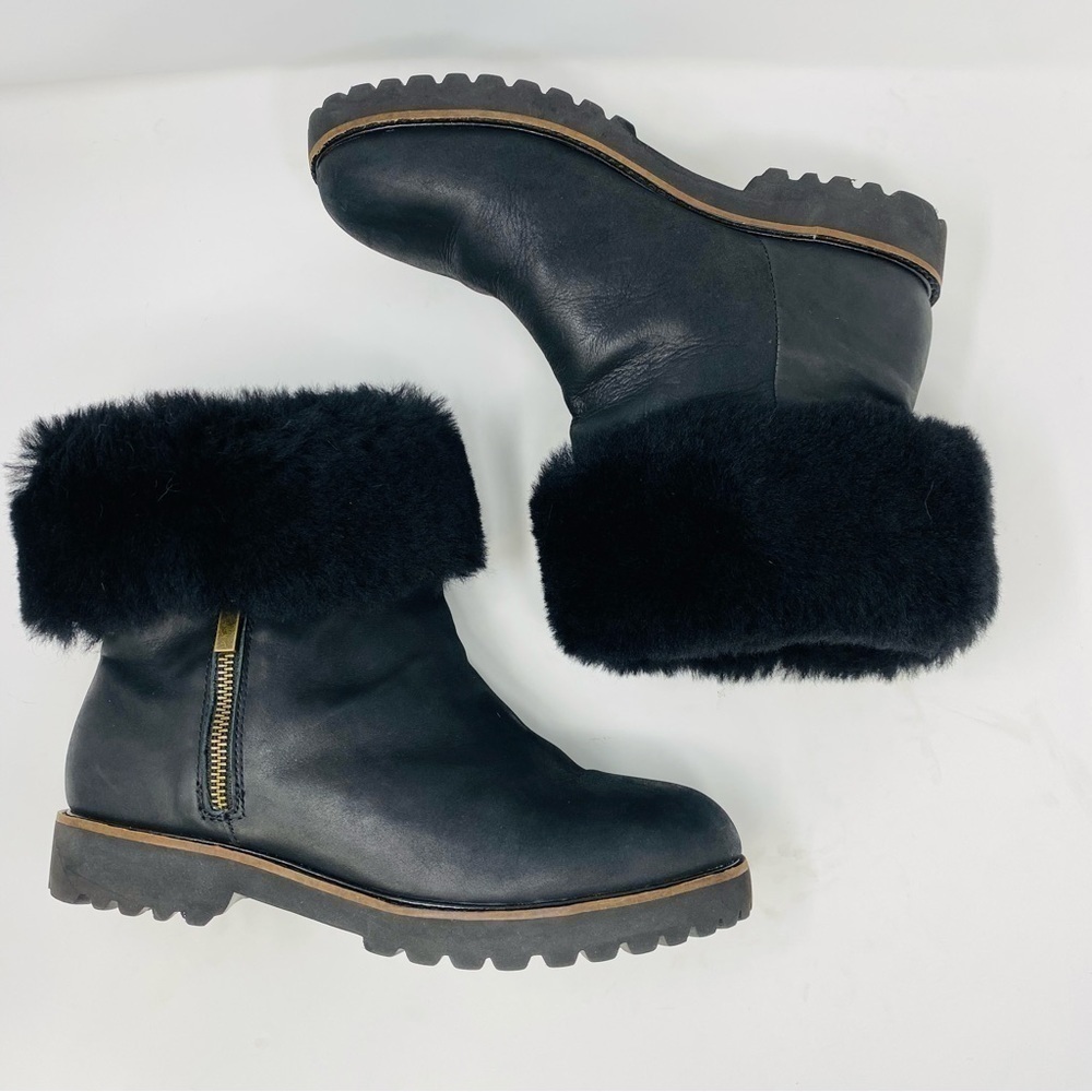 Atwell Dwight Rustic Black Boots Size 9